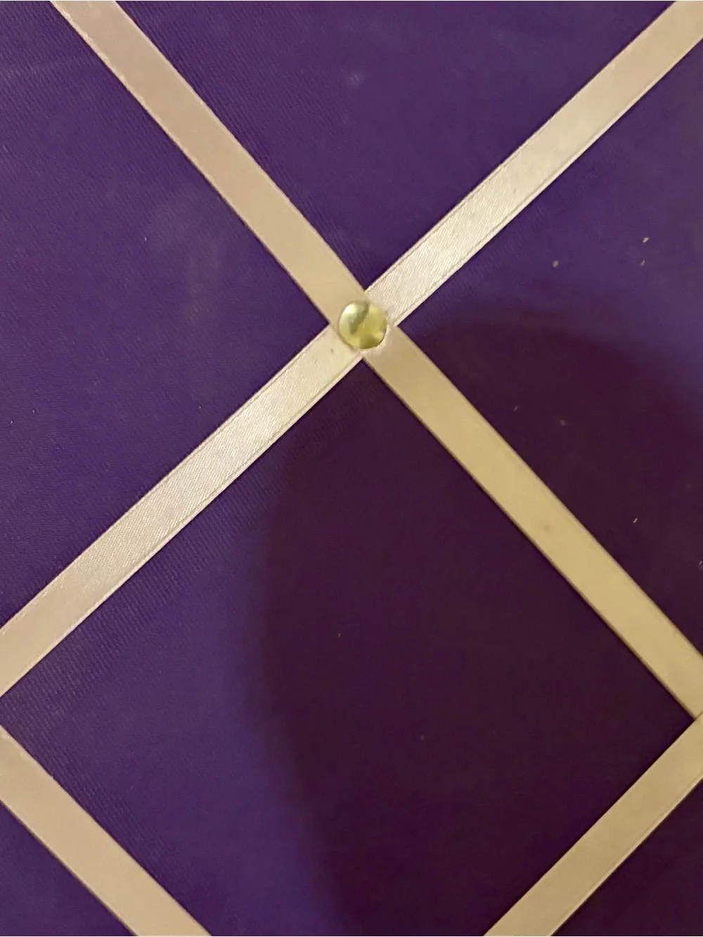 Hobby Lobby Purple and Pale Pink Ribbon Memo Board